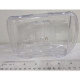 6.5" Clear Porsche 959 Plastic Mold Candy Container Transparent Storage Box 1980s Coupe