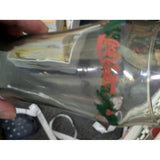 Tumbler Pine Cone Holly Garland Coca Cola Glass Coke