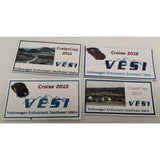 Volkswagen Enthusiasts Southeast Idaho (VESI) Fridge Magnet Cruise Set 2011-2013 Rectangle