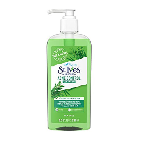 St Ives Solutions Acne Control Cleanser, Tea Tree, 8 oz