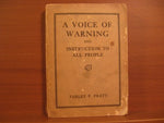 A Voice of Warning and Instruction to All People [Paperback] Parley P. Pratt