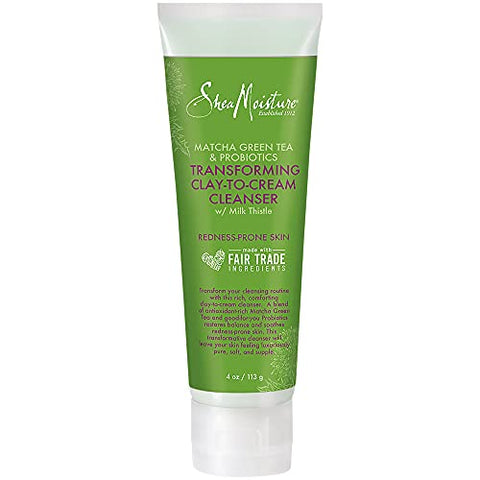 Matcha Green Tea & Probiotics Transforming Clay-To-Cream Cleanser