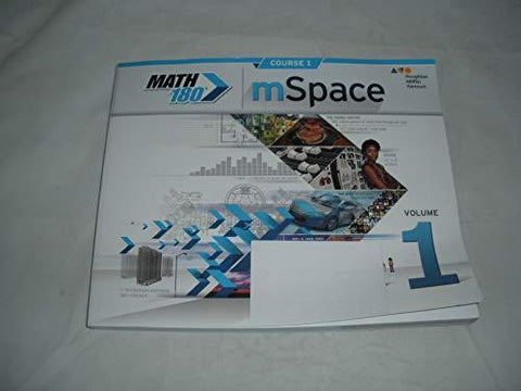 Math 180 MSpace: Course 1, (Volume 1) [Unknown Binding] Houghton Miffin Harcourt