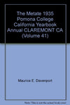 The Metate 1935 Pomona College California Yearbook Annual CLAREMONT CA (Volume 4