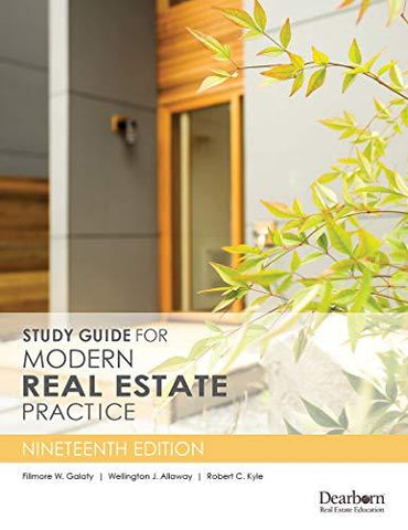 Study Guide for Modern Real Estate Practice, 19th Edition [Paperback] Galaty, Fi