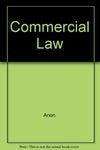 Commercial Law [Paperback]