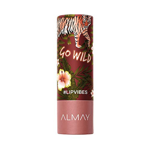 Almay Lip Vibes, Go Wild, Matte Lipstick,1 Count, 0.14 Ounce