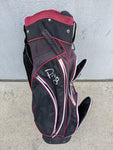 Ping Faith Golf Bag Carry Ladies Pink Black 14 Way Divider 7 Zippers