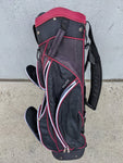 Ping Faith Golf Bag Carry Ladies Pink Black 14 Way Divider 7 Zippers