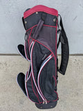 Ping Faith Golf Bag Carry Ladies Pink Black 14 Way Divider 7 Zippers