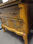 AS-IS 2 Drawer Dresser Antique Curved Front (Two Drawer)