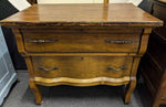 AS-IS 2 Drawer Dresser Antique Curved Front (Two Drawer)
