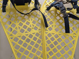 Vintage Yellow Snow Treads Plastic 29” X 12” SnowShoes SnowTreads Snow Shoes OS Boulder CO