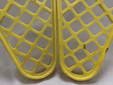 Vintage Yellow Snow Treads Plastic 29” X 12” SnowShoes SnowTreads Snow Shoes OS Boulder CO
