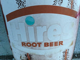 4145 28" Hires Bottle Thermometer Root Beer Metal Sign Tin metal Rootbeer Vintage USA