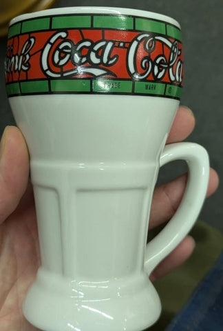 MANN Soda Fountain Mug Coca Cola Ceramic