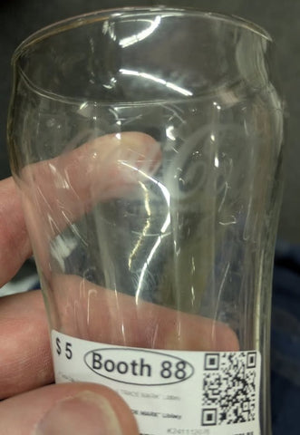 4" Coca-Cola Glass "COCA-COLA TRADE MARK" Libbey