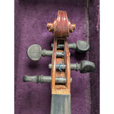 Antique AS 1/2 Czechoslovakia Violin Tiger Flame Maple Antonius Stradivarius Cremonensis anno 1722 Bow Case