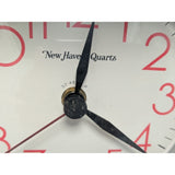 NOS 1950s Hot Rod Fountain Shop New Haven Family Drive-In Wall Clock Plastic Battery-Powered Retro 3D Scene