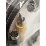 Gigabyte 12CF1-10S003-11 7-Pin Mini DIN S-Video To Composite RCA Adapter Cable TV Out