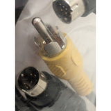 Gigabyte 12CF1-10S003-11 7-Pin Mini DIN S-Video To Composite RCA Adapter Cable TV Out