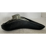1977 Troxel Black BMX Bike Bicycle Saddle Seat Vintage Durable USA Made Vinyl Metal