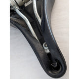1977 Troxel Black BMX Bike Bicycle Saddle Seat Vintage Durable USA Made Vinyl Metal