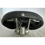 1977 Troxel Black BMX Bike Bicycle Saddle Seat Vintage Durable USA Made Vinyl Metal