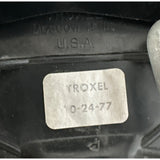 1977 Troxel Black BMX Bike Bicycle Saddle Seat Vintage Durable USA Made Vinyl Metal