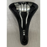 1977 Troxel Black BMX Bike Bicycle Saddle Seat Vintage Durable USA Made Vinyl Metal