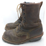 9.5 Safety Toe Red Wing Boots Work Logger Men Lace 4420 box