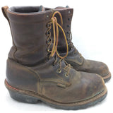 9.5 Safety Toe Red Wing Boots Work Logger Men Lace 4420 box