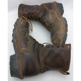 9.5 Safety Toe Red Wing Boots Work Logger Men Lace 4420 box