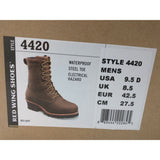 9.5 Safety Toe Red Wing Boots Work Logger Men Lace 4420 box