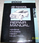 2002 Toyota RAV4 Service Repair Manual OEM [Paperback] Toyota Motor Corp