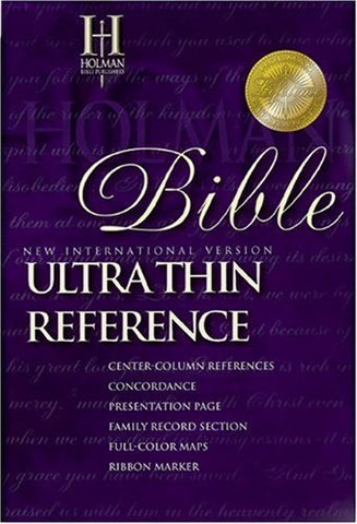 Ultrathin Reference Bible - NIV None