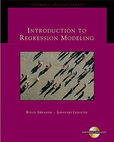Introduction to Regression Modeling (with CD-ROM) (Duxbury Applied) [Hardcover]