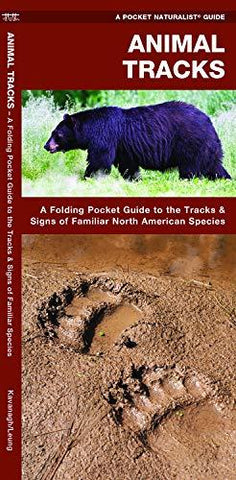 Animal Tracks: A Folding Pocket Guide to the Tracks & Signs of Familiar North Am