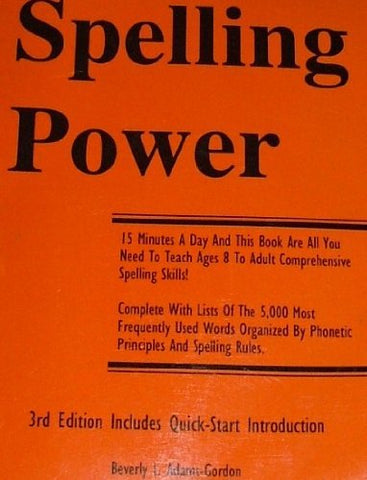 Spelling Power Beverly L. Adams-Gordon