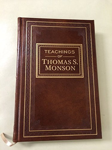 Teachings of Thomas S. Monson - Leather - 2014 Church Employee Christmas Gift Ed