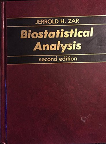 Biostatistical Analysis Edition [Hardcover] Jerrold H. Zar