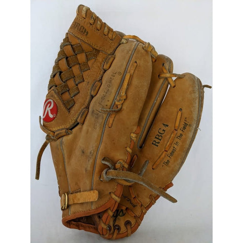 12.5 " RBG4 Fernando Valenzuela Rawlings Endorsed Baseball Glove Mitt Leather RHT