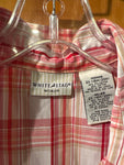 2X Whitestag Women's Sleeveless Plaid Top - 2X
