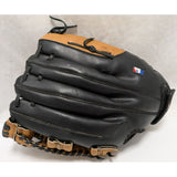 LHT 12.5" Wilson A360 125 Baseball Glove Left Hand Thrower Genuine Leather Black Brown