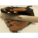 LHT 12.5" Wilson A360 125 Baseball Glove Left Hand Thrower Genuine Leather Black Brown