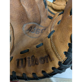 LHT 12.5" Wilson A360 125 Baseball Glove Left Hand Thrower Genuine Leather Black Brown