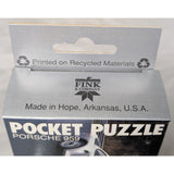 5"x7" Porsche 959 Pocket Puzzle 54 Pieces Fink & Co. Made In USA Cardboard