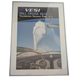 Framed 15x21 VESI 2012 Fall Cruise VW Yellowstone National Park Poster Lantern Press Paper