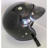 CKX Anyng VG-200 Black Motorcycle Helmet Large L Open Face