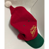 I Believe In Santa Claus Red Hat Green Bill Funny Festive Cap Adjustable Christmas One Size Fits All Adult